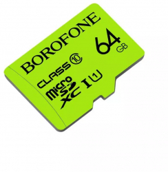 BOROFONE Card de memorie TF de mare viteza micro-SD SDXC Class 10 Capacitate 64GB 