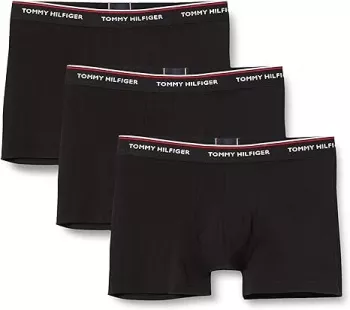 Boxeri pentru barbati Tommy Hilfiger Trunk 3P 3 perechi Marimea XL negru - OUTLET 