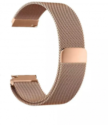 Bratara metalica Milano pentru Fitbit Blaze cu inchidere magnetica Marime L Culoare Aur-rosu 