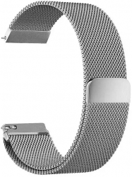 Bratara metalica Milano pentru Fitbit Blaze cu inchidere magnetica Marime L Culoare Argint 