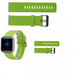 Bratara TPU Silicon pentru Fitbit Blaze Marime L Culoare Mar verde 