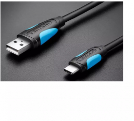 Cablu de date USB 2.0 la USB de tip C 3.1 Lungime 0.25M Culoare Negru 