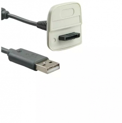 Cablu incarcare si conectare Controller Xbox 360 1.8m Culoare Gri