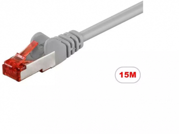 Cablu retea CAT 6 S / FTP PIMF CU Lungime 15 Metri cabluri componente