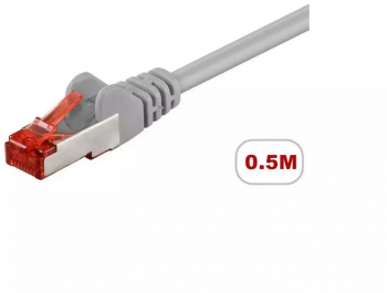 Cablu retea CAT 6 S / FTP PIMF CU Lungime 50 centimetri cabluri componente