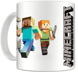 Cana Minecraft Alex and Steve M3 330ml mug164 