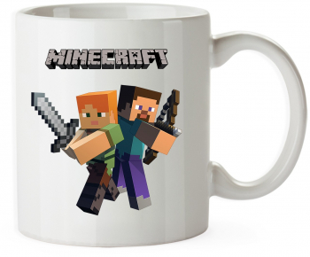 Cana Minecraft Alex and Steve M4 330ml mug167 