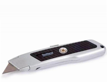 Cutter utilitar cu lama autoretractabila tip trapez Toolland MES08