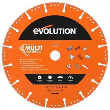 Disc multifunctional diamantat pentru fierastrau circular Evolution MD230SEG-CS O230x22.3 mm 16 dinti 