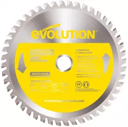 Disc pentru fierastrau circular taiere inox Evolution EVOBLADESS-0439 O180 x 20 mm 48 dinti 