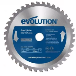 Disc pentru fierastrau circular taiere otel Evolution M185TCT-40CS O185 x 20 mm 40 dinti 