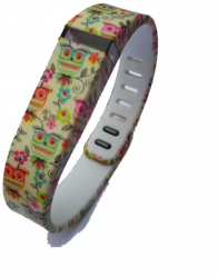 FloralFlex Bratara TPU pentru Fitbit Flex Marime L Culoare Spring Flex 3 