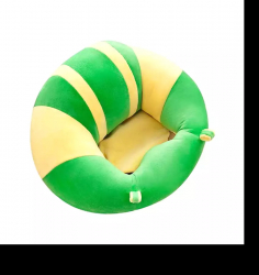 Fotoliu din plus pentru bebelusi galben-verde 