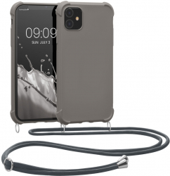 Husa Kwmobile pentru Apple iPhone 11 Silicon Gri 53838.43 
