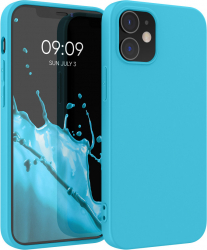 Husa Kwmobile pentru Apple iPhone 12/iPhone 12 Pro Silicon Albastru 53938.205 