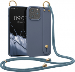 Husa Kwmobile pentru Apple iPhone 13 Pro Max Silicon Albastru 56427.202 