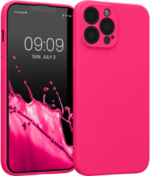 Husa Kwmobile pentru Apple iPhone 13 Pro Max Silicon Roz 58956.77 