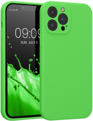 Husa Kwmobile pentru Apple iPhone 13 Pro Max Silicon Verde 59361.159 