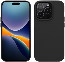 Husa Kwmobile pentru Apple iPhone 14 Pro Silicon Negru 59077.47 