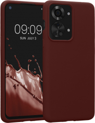 Husa Kwmobile pentru OnePlus Nord 2T Silicon Rosu 58764.190 