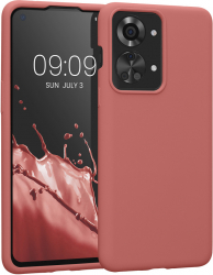 Husa Kwmobile pentru OnePlus Nord 2T Silicon Roz 58764.193 