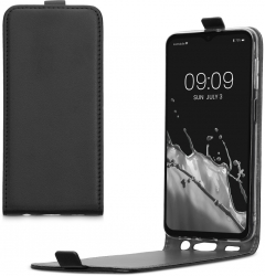 Husa Kwmobile pentru Samsung Galaxy A23 Piele ecologica Negru 58617.01 