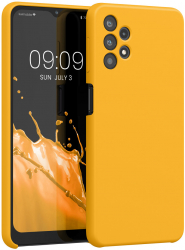 Husa Kwmobile pentru Samsung Galaxy A32 5G Silicon Galben 54336.191 