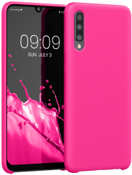 Husa Kwmobile pentru Samsung Galaxy A50 Silicon Roz 48715.77 