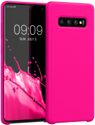 Husa Kwmobile pentru Samsung Galaxy S10 Plus Silicon Roz 49028.77 