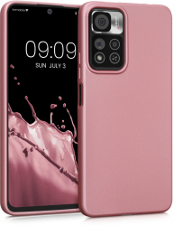 Husa Kwmobile pentru Xiaomi Redmi Note 11 Pro Plus 5G Silicon Roz 59142.31 
