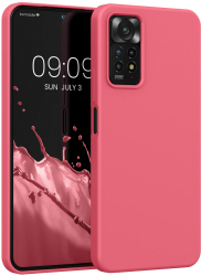 Husa Kwmobile pentru Xiaomi Redmi Note 11 Pro/Redmi Note 11 Pro 5G Silicon Roz 57373.103 