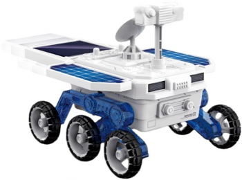 Kit constructie masinuta Rover incarcare solara sau cu baterii camera detectare soare rotativa material din plastic interactiv si educat