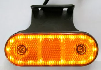 Lampa gabarit galbena contur iluminat 23 LED-uri cu suport 
