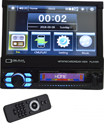 MP5 Player CTC708 ecran retractabil 7 inch 1DIN 4x60W touchscreen 
