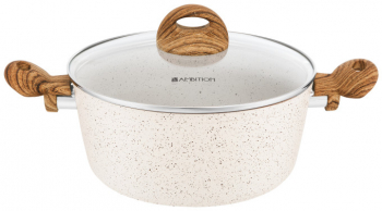 Oala cu capac AMBITION Nature 24cm 4.0L invelis Pfluon Cookmark