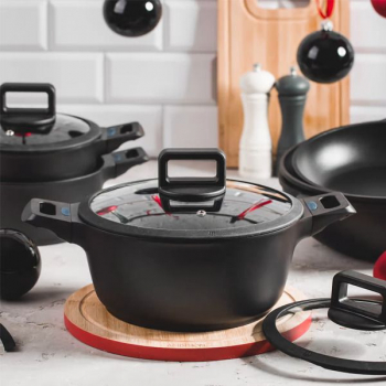 Oala cu capac AMBITION Ultimo 18cm 1.8L invelis ILAG Ultimate 