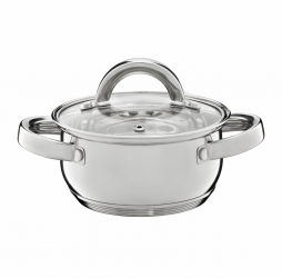 Oala inox cu capac AMBITION Berry 1.1l 14cm 