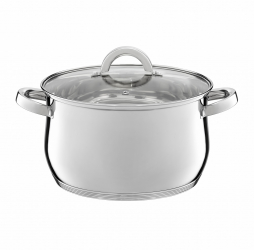 Oala inox cu capac AMBITION Berry 6.1l 24cm 
