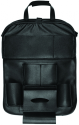 Organizator auto universal pentru scaun din Piele Ecologica 60 x 43 cm pentru a proteja de murdarie spatarul scaunului din fata dar si pe 