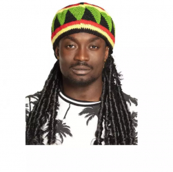 Palarie rasta cu dreadlocks 