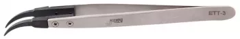 Penseta antistatica cu varf indoit JeTech ETT-3 130 mm 