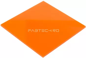 Plexiglas Colorat Portocaliu 3mm 500x1000mm 