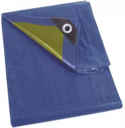 Prelata impermeabila din polietilena laminata Velleman 110-1215 albastra 12x15 m 