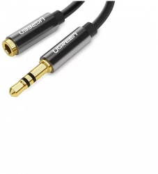 Premium 3.5mm Audio Jack cablu extensie UGREEN Lungime 5 metri Culoare Negru 