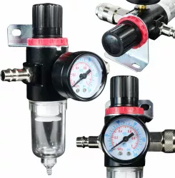 Reductor de presiune filtru de aer separator umiditate pentru compresor cu 2 cuple rapide 1 4 
