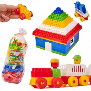 Set 219 piese blocuri de construit Diplo pentru copii 