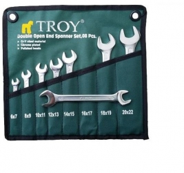 Set chei fixe Troy 21508 O6-22 mm 8 piese 