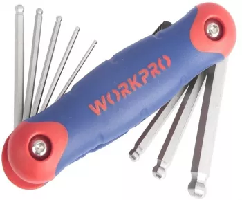 Set chei imbus Hex Workpro W022006 gradatie imperiala 9 piese