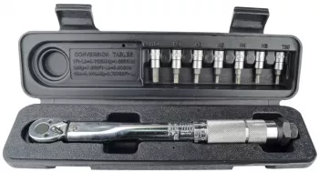 Set cheie dinamometrica si capete tubulare cu bit Mannesmann 18314 1 4 5-25 Nm 8 piese 