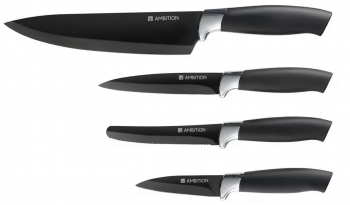 Set cutite 4 piese AMBITION Jasper Black 